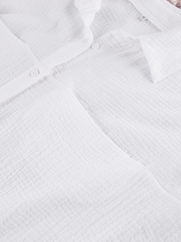 Loungewear White Pyjamas Set For Women Cotton Long Sleeve 2 Piece Loungewear White Pyjamas Set For Women Cotton Long Sleeve 2 Piece