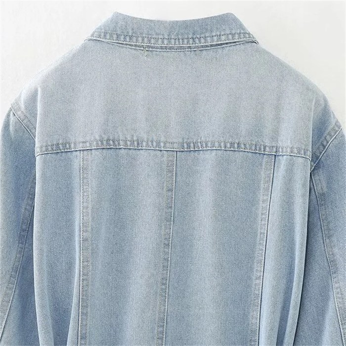 Women’s Denim Shirt Long Sleeve Dress