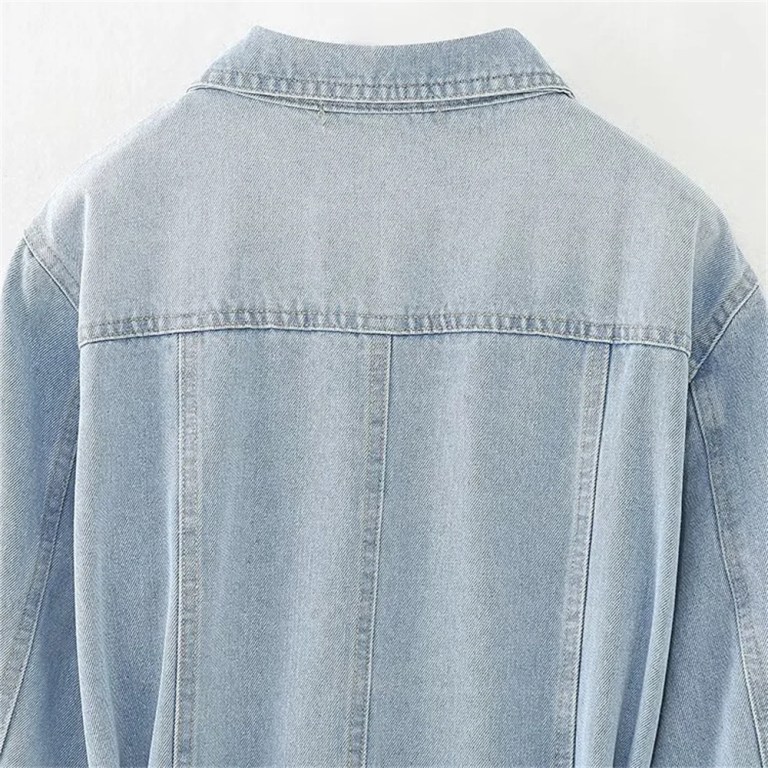 Women’s Denim Shirt Long Sleeve Dress