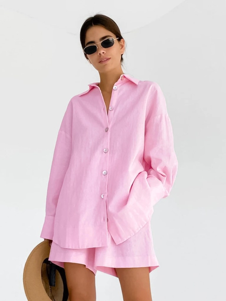 Loose Women’s Loungewear 2 Piece Set Long Sleeve Chill Wear