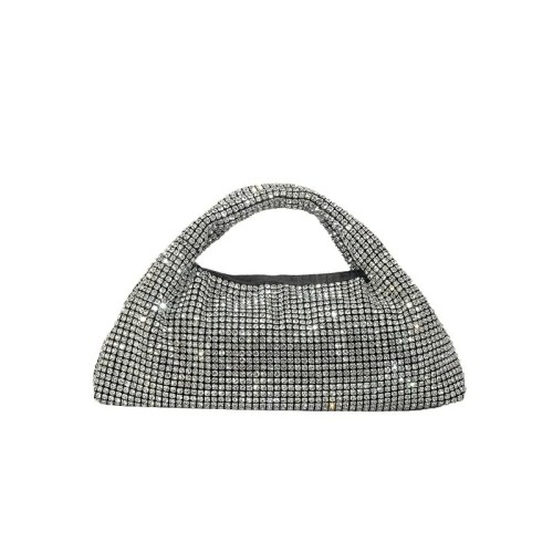 Luxury Rhinestone Half Moon Handbag Luxury Rhinestone Half Moon Handbag