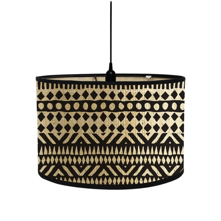 Abstract Black and White Lamp Shade Handmade Bamboo Pendant Lamps Abstract Black and White Lamp Shade Handmade Bamboo Pendant Lamps