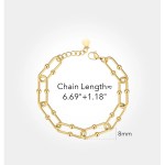 Geometric Bead Bracelet For Women Gold or Stainless Steel