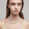 Natural Stone Necklace For Women Chain Choker Valentine Gift Natural Stone Necklace For Women Chain Choker Valentine Gift