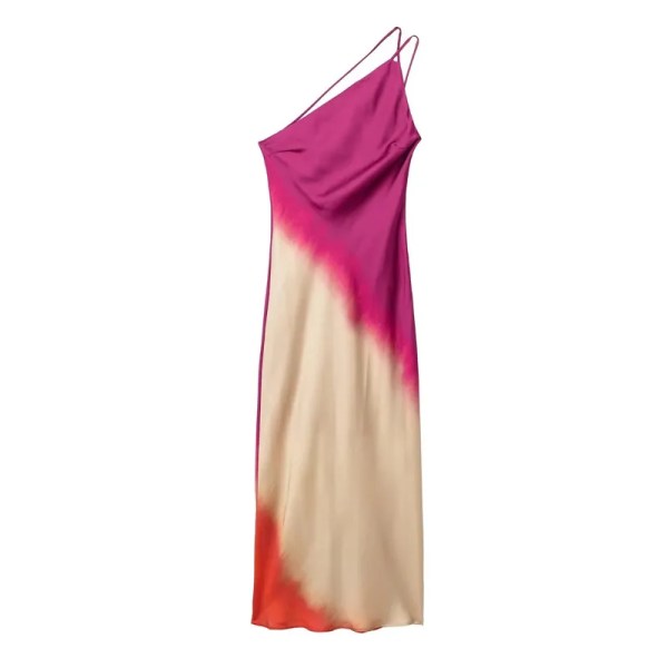 Women’s Tie Dye Backless Long Summer Dress