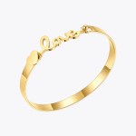Gift Idea Stainless Steel or Gold LOVE Bangle Bracelet Gift Idea Stainless Steel or Gold LOVE Bangle Bracelet