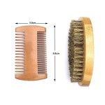 Natural Boar Bristle Bamboo Beard Brush Natural Boar Bristle Bamboo Beard Brush