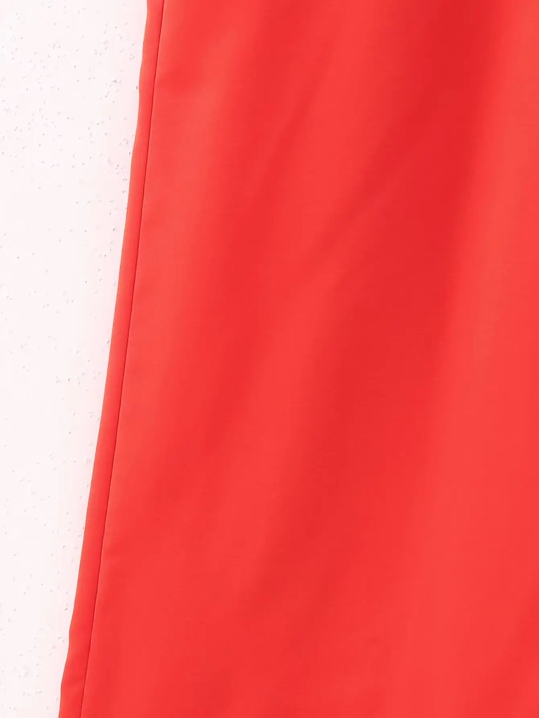 Womens Red Halter Sleeveless Long Wide-leg Jumpsuit Vintage Sleeveless