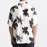Casual Loose Lapel Brush Painted Printed Shirt – Summer Holiday Style for Men Casual Loose Lapel Brush Painted Printed Shirt – Summer Holiday Style for Men
