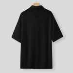 Summer New Fashion Men’s Mesh Lace Shirt