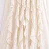 Womens Apricot Ruffle Halter Sleeveless Mini Dress Womens Apricot Ruffle Halter Sleeveless Mini Dress