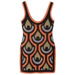 Women’s Jacquard Knit Retro Mini Dress and Pants. Women’s Jacquard Knit Retro Mini Dress and Pants.