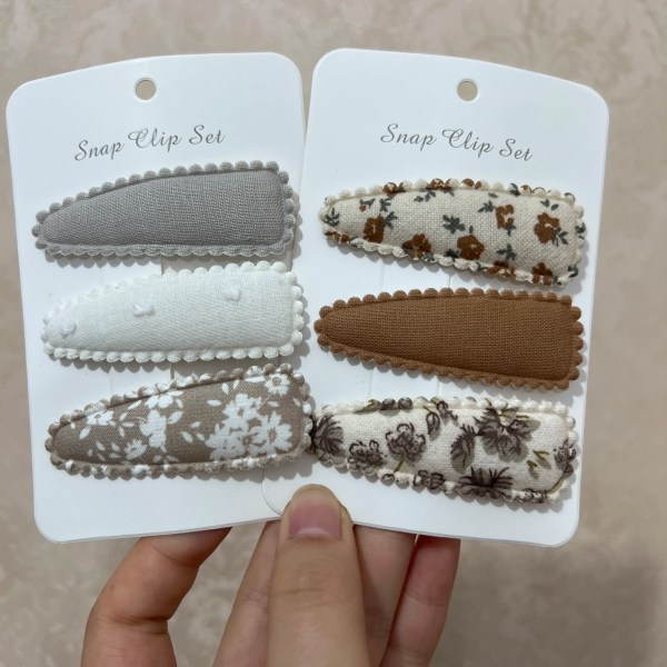 3 Piece Set Snap Baby Girl Hair Drop Clips 3 Piece Set Snap Baby Girl Hair Drop Clips