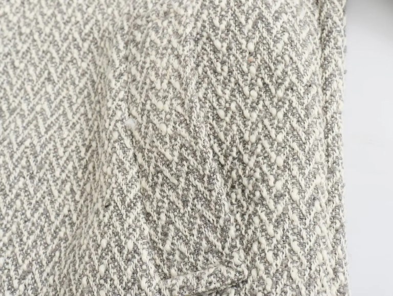 Womens Herrick Ebone Twill Long Vintage Coat