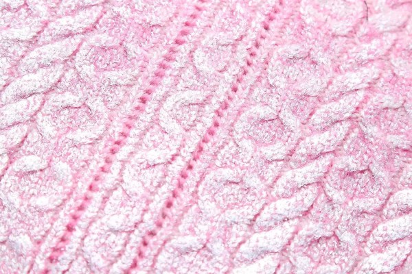 Womens Eight-length Metallic Pink Sweetheart Knit Round Neck Jumper Womens Eight-length Metallic Pink Sweetheart Knit Round Neck Jumper