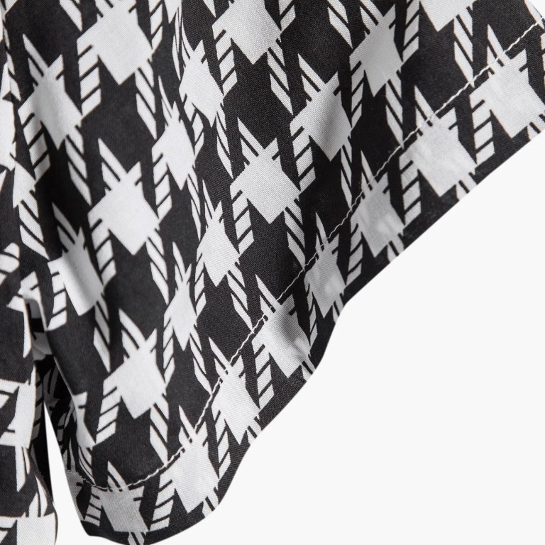 Summer Cotton Blend Men’s Houndstooth Plaid Short Sleeve Shirt – Streetwear Fashion Summer Cotton Blend Men’s Houndstooth Plaid Short Sleeve Shirt – Streetwear Fashion