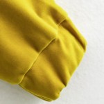 Womens Mustard Retro Vintage Fan Collar Oversized Jacket