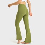 Women’s High Waist Wide Leg Stretch Yoga Pants with Pockets