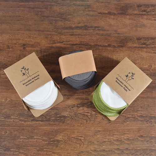Cotton 10Pcs Bamboo Makeup Remover Reusable Cotton Pads Cotton 10Pcs Bamboo Makeup Remover Reusable Cotton Pads
