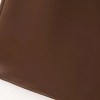 Womens Silk Satin Nude Slim Fit Strap Mini Dress in Chocolate