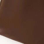Womens Silk Satin Nude Slim Fit Strap Mini Dress in Chocolate