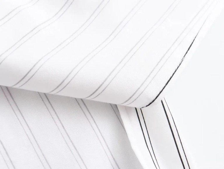 Womens White Strip Oversized Vintage Lapel Long Sleeve Shirt Womens White Strip Oversized Vintage Lapel Long Sleeve Shirt