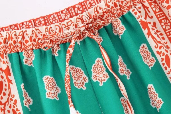 Silky Satin Loungewear Set Bohemian Princess