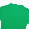 Womens Green Stretch Knit Knee Length Midi Slim Fit Womens Green Stretch Knit Knee Length Midi Slim Fit