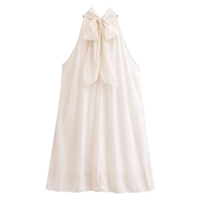 Womens Apricot Ruffle Halter Sleeveless Mini Dress Womens Apricot Ruffle Halter Sleeveless Mini Dress