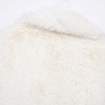 Womens Thick Warm Winter Faux Fur Vintage Long Sleeve Coat White