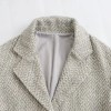 Womens Herrick Ebone Twill Long Vintage Coat