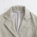 Womens Herrick Ebone Twill Long Vintage Coat