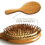 Bamboo Head Massage Comb Hairbrush for Healthy Hair