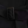 Womens Black Sleeveless Playsuit with Belt Button Pocket Straight Fit Womens Black Sleeveless Playsuit with Belt Button Pocket Straight Fit