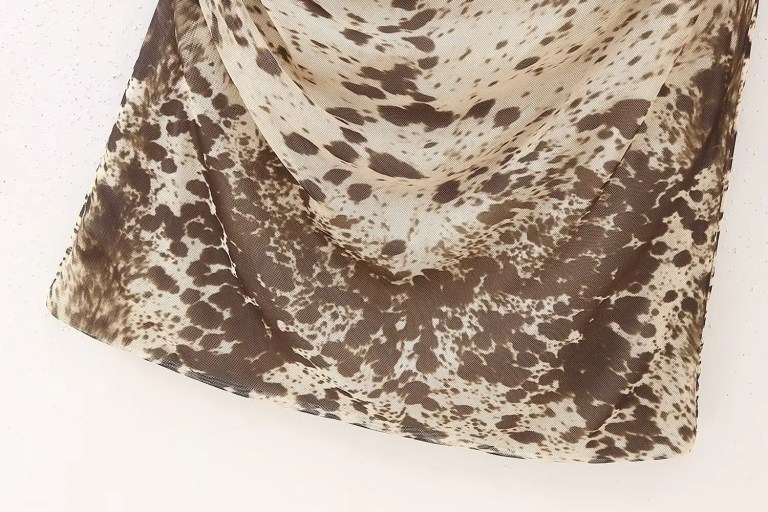 Women Sleeveless High Neck Juan Net Slim Fit Mini Dress