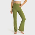 Women’s High Waist Wide Leg Stretch Yoga Pants with Pockets