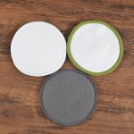 Cotton 10Pcs Bamboo Makeup Remover Reusable Cotton Pads