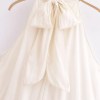 Womens Apricot Ruffle Halter Sleeveless Mini Dress Womens Apricot Ruffle Halter Sleeveless Mini Dress