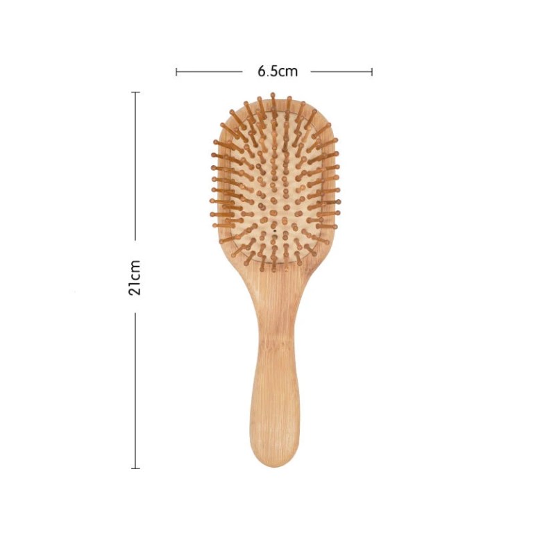 Bamboo Head Massage Comb Hairbrush for Healthy Hair
