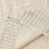 Womens Tassel Ivory Backless Strap Mini Dress
