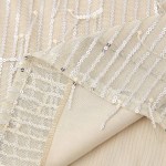 Womens Tassel Ivory Backless Strap Mini Dress