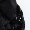 Womens Full Lace Sleeveless Black Playsuit High Collar