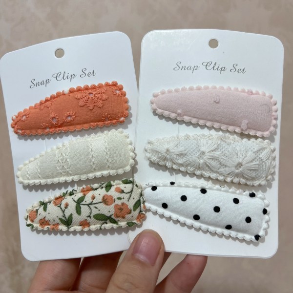3 Piece Set Snap Baby Girl Hair Drop Clips 3 Piece Set Snap Baby Girl Hair Drop Clips