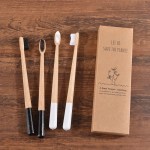 New 5-Pack DuPont Bristles Bamboo Toothbrush Eco Friendly New 5-Pack DuPont Bristles Bamboo Toothbrush Eco Friendly