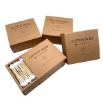 200Pcs Bamboo Cotton Double Head Adults Makeup Cotton Swabs