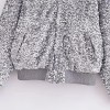 Womens Beaded Vintage button ribbed long sleeve Jacket