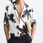 Casual Loose Lapel Brush Painted Printed Shirt – Summer Holiday Style for Men Casual Loose Lapel Brush Painted Printed Shirt – Summer Holiday Style for Men