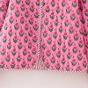 Womens Quilted Floral Fan Vintage Coat Womens Quilted Floral Fan Vintage Coat