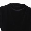 Womens Black Velvet Slim Sleeveless Evening Mini Dress Womens Black Velvet Slim Sleeveless Evening Mini Dress