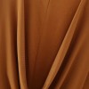 Womens Long V Long Sleeve 80’s Mini dress in Chocolate Vintage
